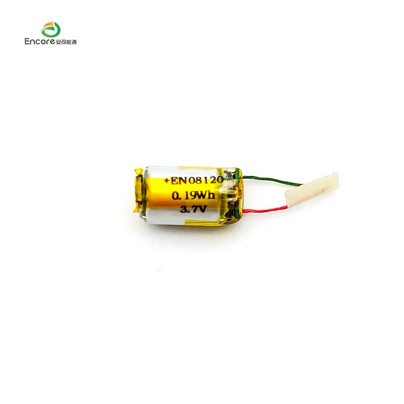 08120 50mAh Cilindrische 3,7V lipo-batterij