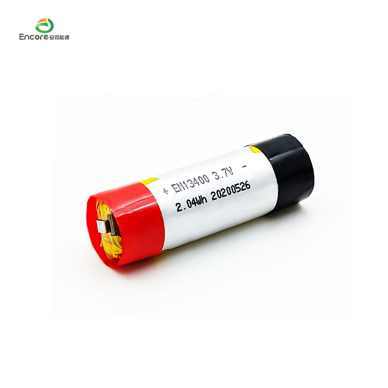 13400 Cilindrische 550mAh lipo-batterij