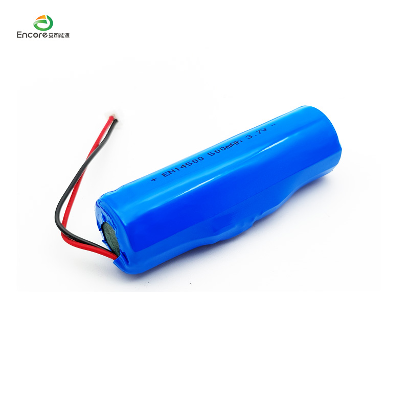 14500 800mAh lipo-batterij