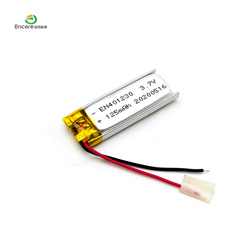 3.7v 125mah Smart Wearable Devices Lipo-batterij