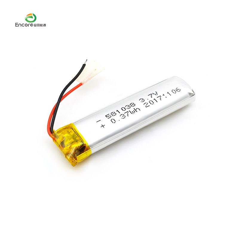 3.7v 180mah Li-polymeerbatterij