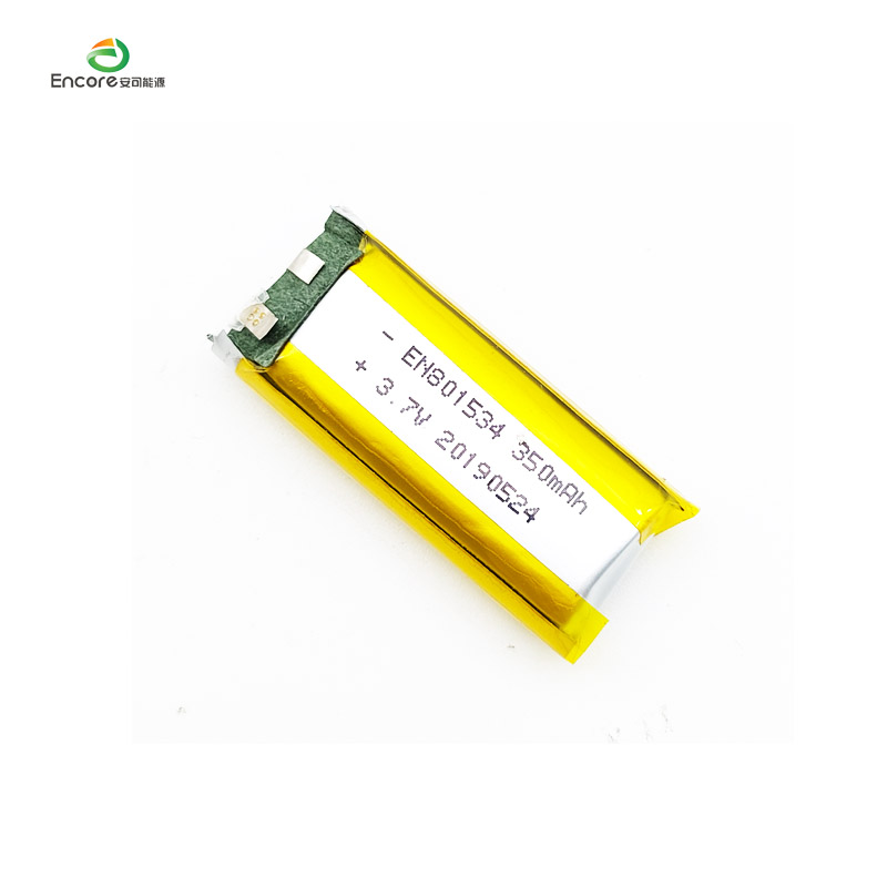 3.7v 350mah Li-polymeerbatterij