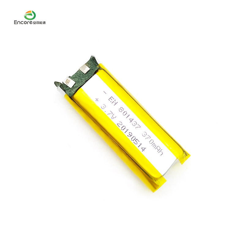 3.7v 370mah Li-polymeerbatterij