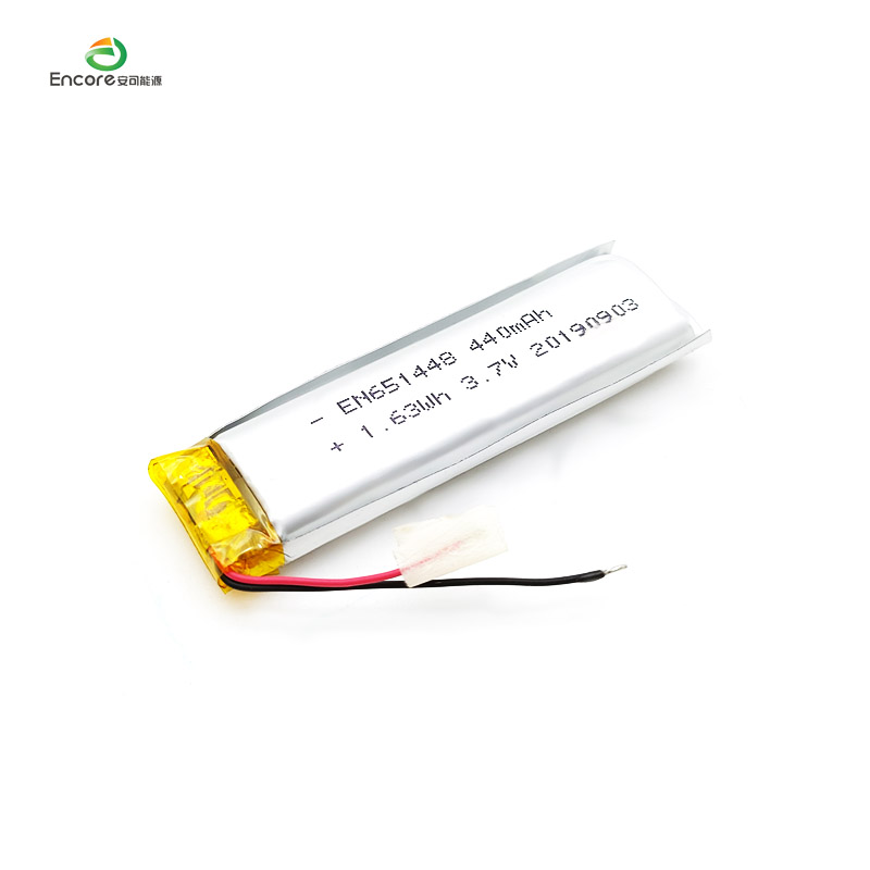 3.7v 450mah Li-polymeerbatterij