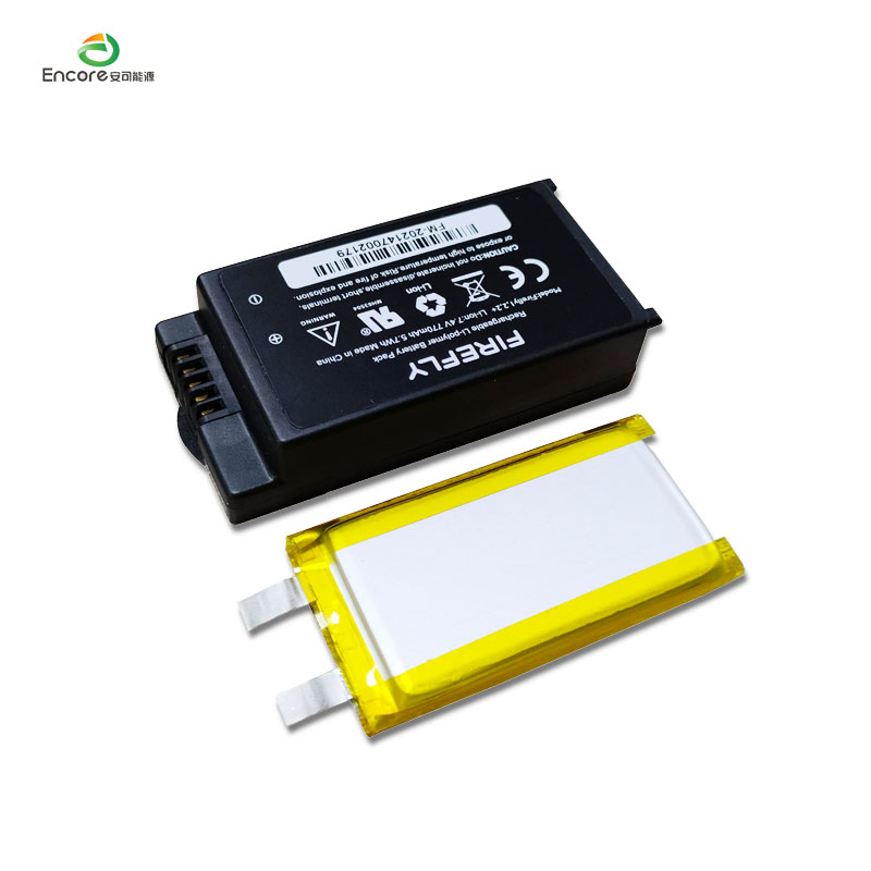 3.7v 825mah Li-polymeerbatterij