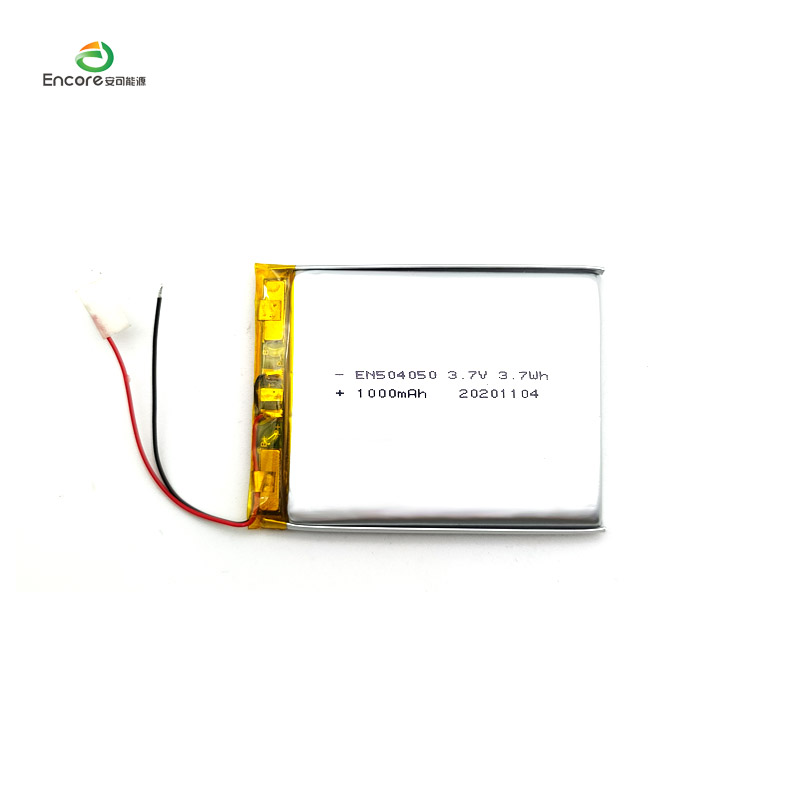 504050 3.7v 1000mah lipo JST connector lithium-polymeer batterij voor draagbaar uitwisselingsapparaat met UL