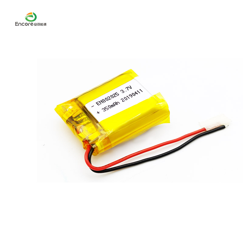 Platte zak 3.7v lithium-ionbatterij